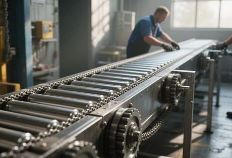 链轮滚筒输送线