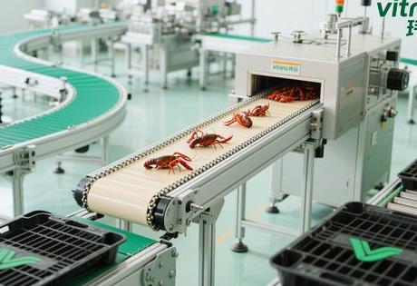 小龙虾烘干输送线