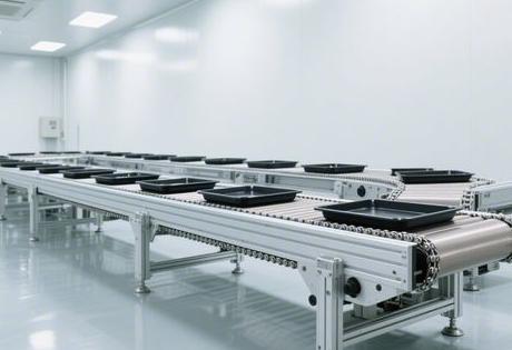 Ring Baking Guide Conveyor Line 环型烘烤导轨输送线