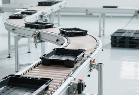 上下环形倍速链输送线