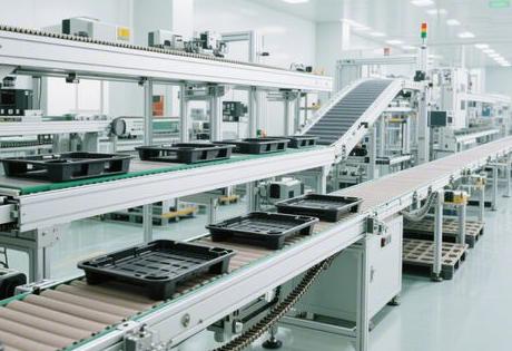 双层倍速链生产输送线