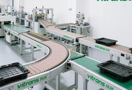 双层倍速链生产输送线