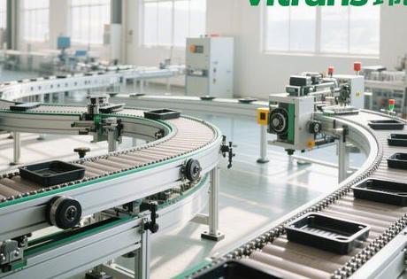 双层倍速链生产输送线