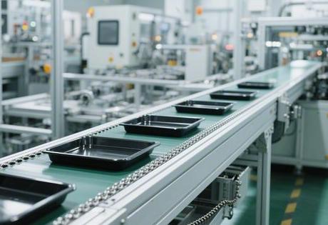 双层倍速链直角输送