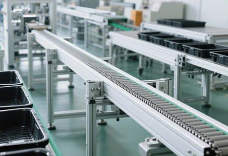 双层倍速链转台