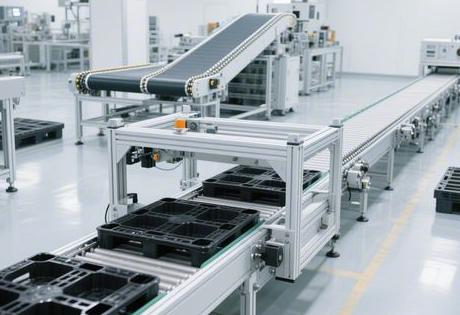 左右循环倍速链输送线