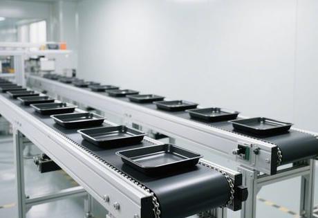 双层倍速链输送线研发